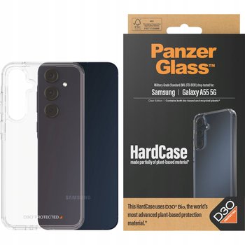 Etui PanzerGlass HardCase D3O Galaxy A55 5G, przezroczyste - PANZERGLASS