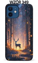 ETUI PLECKI CASE DO TELEFONU APPLE IPHONE 12 MINI wzory las jeleń zwierzak