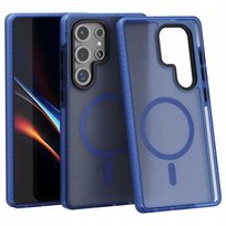 Etui plecki magnetyczne Spacecase Hybrid Fusion Mag do Galaxy S25 Ultra Blue