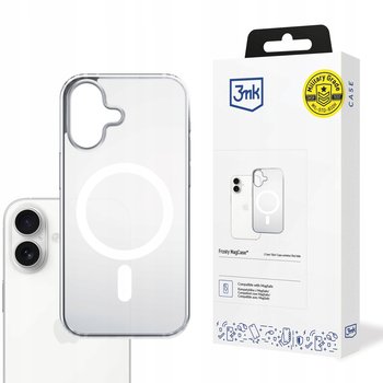 Etui plecki z MagSafe na tył Apple iPhone 17 - 3mk Frosty MagCase White - 3MK