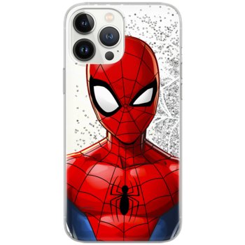 Etui płynny brokat do Apple IPHONE 12 / 12 PRO Marvel: Spider Man 012 oryginalne i oficjalnie licencjonowane, Srebrny - ERT Group