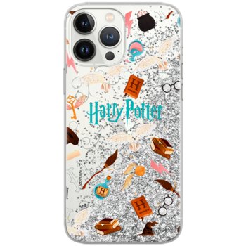 Etui płynny brokat do Apple IPHONE 13 Harry Potter: Harry Potter 228 oryginalne i oficjalnie licencjonowane, Srebrny - Inny producent