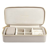Etui podróżne na biżuterię prostokątne, duże (taupe) Supersize Stackers Stackers