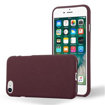 Etui Pokrowiec Do Apple iPhone 7 / 7S / 8 / SE 2020 Obudowa w FROST BORDEAUX FIOLETOWY TPU Silikon Case Cover Ochronny Plecki Cadorabo - Cadorabo