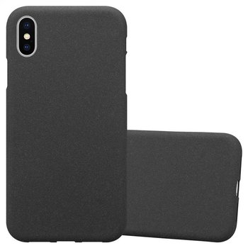 Etui Pokrowiec Do Apple iPhone XS MAX Obudowa w FROST CZARNY TPU Silikon Case Cover Ochronny Plecki Cadorabo - Cadorabo