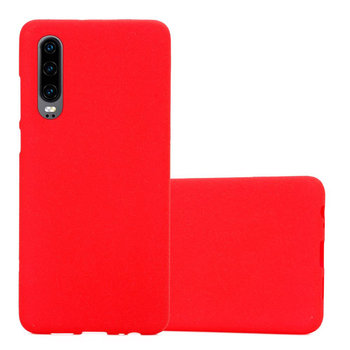 Etui Pokrowiec Do Huawei P30 Obudowa w FROST CZERWONY TPU Silikon Case Cover Ochronny Plecki Cadorabo - Cadorabo