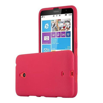 Etui Pokrowiec Do Nokia Lumia 1320 Obudowa w FROST CZERWONY TPU Silikon Case Cover Ochronny Plecki Cadorabo - Cadorabo