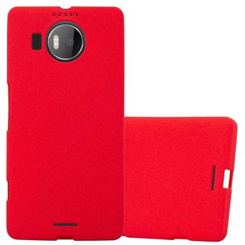 Etui Pokrowiec Do Nokia Lumia 950 XL Obudowa w FROST CZERWONY TPU Silikon Case Cover Ochronny Plecki Cadorabo - Cadorabo