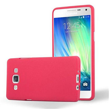 Etui Pokrowiec Do Samsung Galaxy A5 2015 Obudowa w FROST CZERWONY TPU Silikon Case Cover Ochronny Plecki Cadorabo - Cadorabo