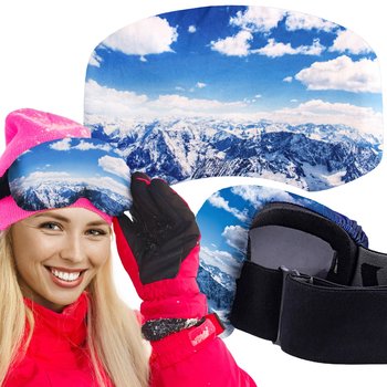 Etui Pokrowiec na Gogle Narciarskie Snowboardowe Motor Ochraniacz Osłona - JUST-DEAL