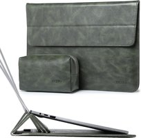 ETUI POKROWIEC NA LAPTOP TABLET NOTEBOOK CIEMNY ZIELONY 13" +MINI TORBA Inna marka