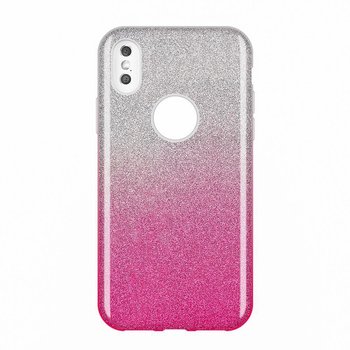 Etui pokrowiec z brokatem, iPhone XS Max, różowy - Wozinsky