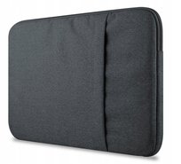 Etui Pokrowiec Z Kieszenią Laptop Macbook Pro Air 13" Czarny Apple