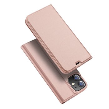 Etui pokrowiec z klapką DUX DUCIS Skin Pro do iPhone 12 6,1'' różowy - Dux Ducis