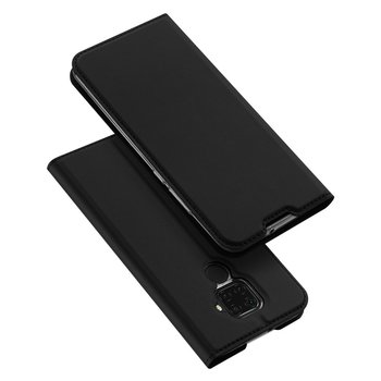 Dux Ducis Skin Pro etui z eko-skóry do Xiaomi Poco M6 Pro/Redmi 12/Redmi  12R - czarne 