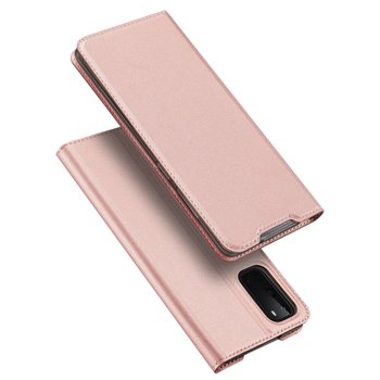 Etui pokrowiec z klapką, Samsung Galaxy S20, różowy - Dux Ducis