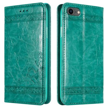 Etui Portfel Do Apple iPhone 7 / 7S / 8 / SE 2020 Pokrowiec w Turkus Portfel Etui Ochronny Case Cover Obudowa Cadorabo - Cadorabo