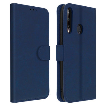 Etui-portfel z klapką, etui magnetyczne z podstawką do Huawei P40 lite E – niebieskie - Avizar