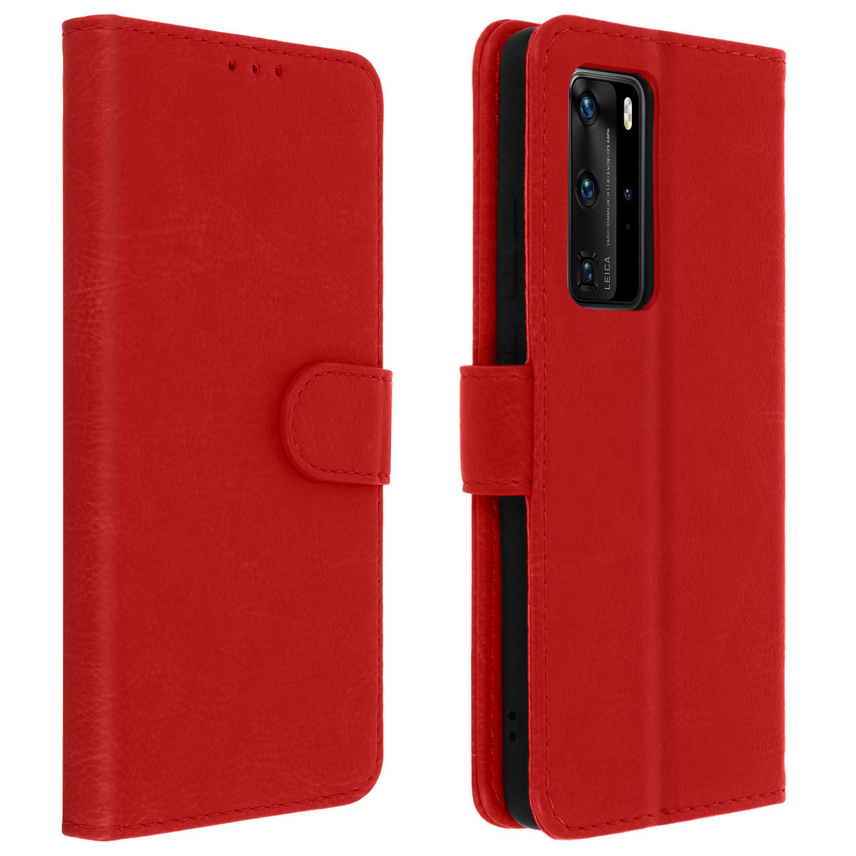 Etui Portfel Z Klapk Etui Magnetyczne Z Podstawk Do Huawei P Pro Czerwone Avizar