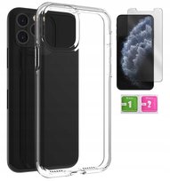 ETUI PRZEZROCZYSTE 2MM DO IPHONE 11 PRO MAX +SZKŁO