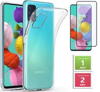 ETUI PRZEZROCZYSTE +SZKŁO PEŁNE 5D do SAMSUNG GALAXY A71 2MM