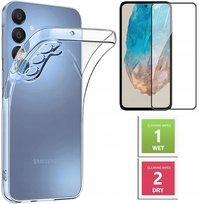 ETUI PRZEZROCZYSTE +SZKŁO PEŁNE 5D do SAMSUNG GALAXY M35 5G 2MM