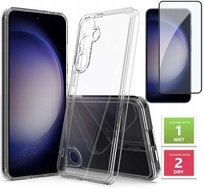 ETUI PRZEZROCZYSTE +SZKŁO PEŁNE 5D do SAMSUNG GALAXY S23 2MM