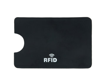 Etui RFID na kartę, czarne - Stefania