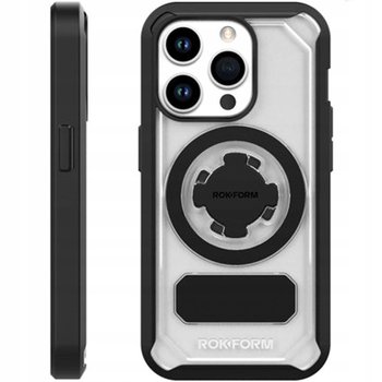 Etui RokForm Crystal Case Mag do iPhone 15 Pro z MagSafe, RMS, przezroczyste - Rokform