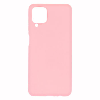 Etui Samsung Galaxy A12 Silicone Protection Gel Soft Touch - różowe - Avizar