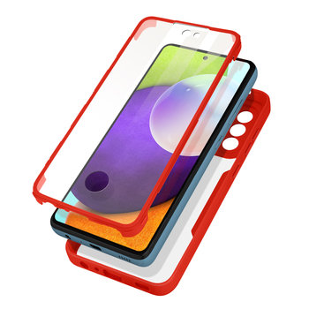 Etui Samsung Galaxy A52 Plexiglas Back and Polymer Front czerwone - Avizar