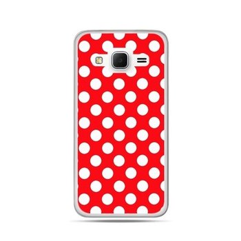 Etui, Samsung Galaxy Grand Prime, czerwona polka dot - EtuiStudio