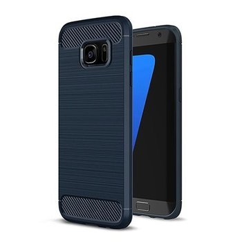 Etui, Samsung Galaxy S6 Edge, bumper Neo CARBON, granatowy - EtuiStudio