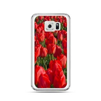 Etui, Samsung Galaxy S6 Edge, Czerwone tulipany - EtuiStudio