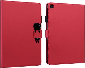 ETUI SAMSUNG GALAXY TAB A7 2020 CZERWONE KOTEK SŁODKIE UROCZE Z KLAPKĄ - Amazon