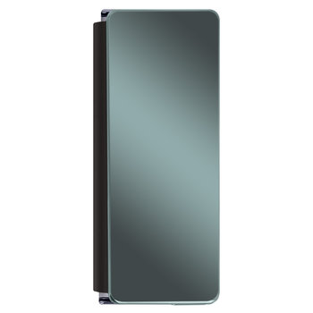 Etui Samsung Galaxy Z Fold 2 Clapet Translucent Mirror Ultracienkie czarne - Avizar