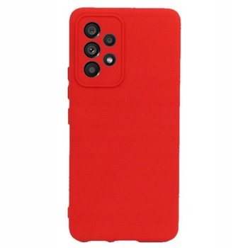 Etui Silicon Case do Samsung A53 5G czerwone MATT Pokrowiec Case Obudowa ochronna - GSM-HURT