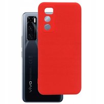 Etui Silicon Case Do Vivo Y70 Czerwone Futerał Obudowa Gumowa Pokrowiec Futerał Kejs Ochraniacz Okładka Pokrowiec Case Obudowa GSM-HURT
