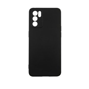 Etui SILICONE CASE do Oppo Reno 6 5G czarny/black - Beline