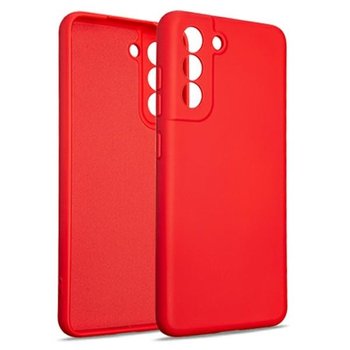 Etui SILICONE CASE do Samsung S21 FE czerwony/red - Beline