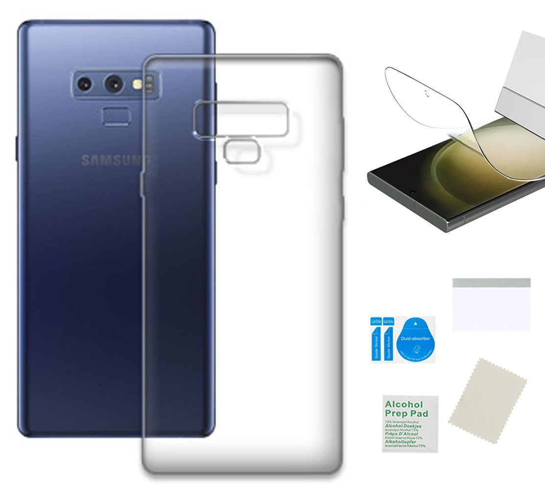 Etui silikonowe 1mm do SAMSUNG GALAXY NOTE 9 case + folia ochronna na ...