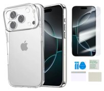 Etui silikonowe 2mm do APPLE IPHONE 17 PRO MAX plecki + folia ochronna TPU