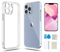 Etui silikonowe 2mm do IPHONE 12 12 PRO obudowa + folia ochronna na ekran