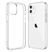 Etui silikonowe 2mm do IPHONE 12 pokrowiec plecki przezroczyste case tył
