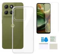 Etui silikonowe 2mm do MOTOROLA MOTO G15 case obudowa + folia na ekran TPU