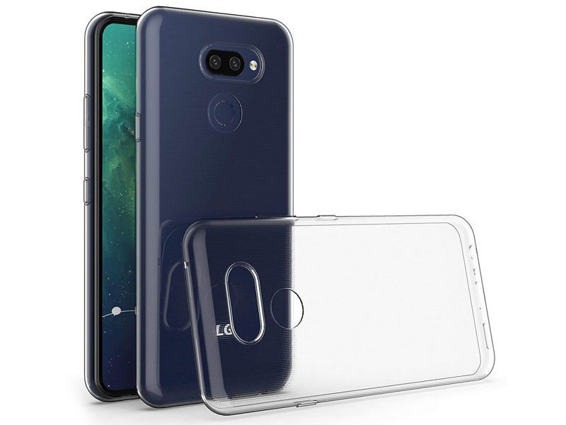 REY Cover In Gel TPU Trasparente Per LG Q60 - LG K50, Ultra Sottile 0,33 Mm, Morbido Flessibile, Custodia Silicone - Foto 10