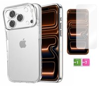 Etui silikonowe do APPLE IPHONE 17 PRO MAX case przezroczyste 2mm + szkło