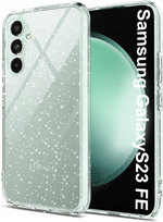 Etui SILIKONOWE do SAMSUNG GALAXY S23 FE +Szkło 9H BROKAT SHINE Case 2MM