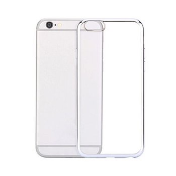 Etui silikonowe, iPhone 6, 6s, platynowane SLIM, srebrny - EtuiStudio