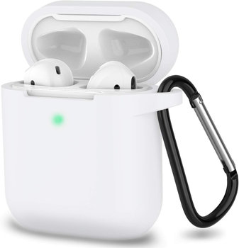 Etui silikonowe Vanfone do Apple AirPods 1/2, białe - Vanfone